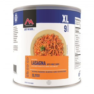 Mountain House Emergency Food Freeze-Dried Lasagna with Meat Sauce 9 Servings