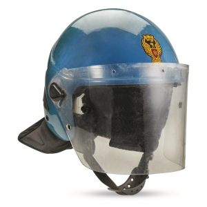 Italian Police Surplus Riot Helmet with Face Shield Used