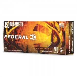 Federal Fusion .450 Bushmaster Fusion Soft Point 260 Grain 20 Rounds