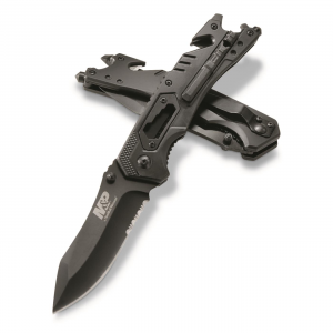 Smith  &  Wesson M & P Spring Assisted Folding Knife with Fire Starter