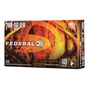 Federal Fusion 7mm-08 Remington Fusion SP 140 Grain 20 Rounds -