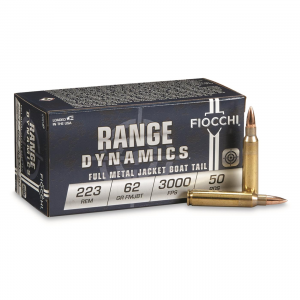 cchi Rifle Shooting Dynamics .223 Remington FMJBT 62 Grain 50 Rounds Ammo