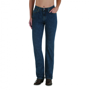 Wrangler Women's 30 inch Inseam Cowboy Cut Natural Rise Slim Fit Jeans