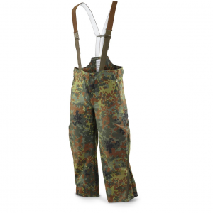 German Military Surplus Flecktarn Camo Field Pants with GORE-TEX Like New