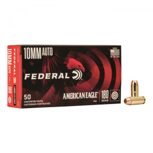 Federal American Eagle Pistol 10mm FMJ 180 Grain 50 Rounds