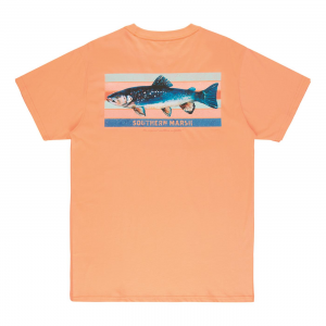 Southern Marsh Men's Fishing Lines Brook Trout Pocket Shirt
