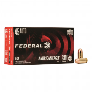 Federal American Eagle Pistol .45 ACP FMJ 230 Grain 50 Rounds