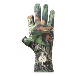 NOMAD Fingerless Hunting Gloves Mossy Oak Camo