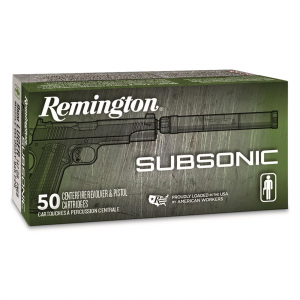 Remington Subsonic .45 ACP FNEB 230 Grain 50 Rounds