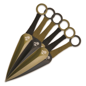 USMC U.S. Marines by MTech M-T001-6CS Throwing Knife Set