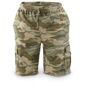 HuntRite Men's Knit Cargo Shorts