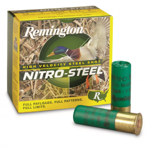Remington Nitro Steel Shot 12 Gauge 3 inch Shell 1 3/8 ozs. 25 Rounds