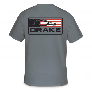 Drake Clothing Company Men's Patriotic Bar Pocket Shirt