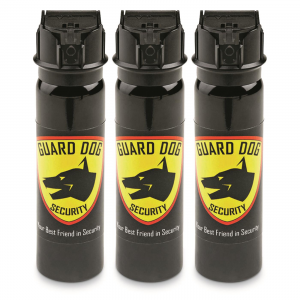 Guard Dog Flip Top Pepper Spray 3 Pack of 4 oz. Canisters