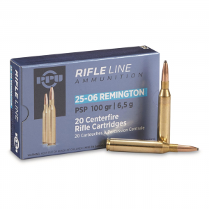  .25-06 Remington PSP 100 Grain 20 Rounds Ammo