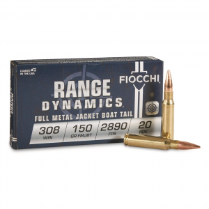 cchi Rifle Shooting Dynamics .308 Winchester FMJBT 150 Grain 20 Rounds Ammo
