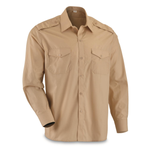 Romanian Military Surplus Officers Field Shirts 2 Pack New