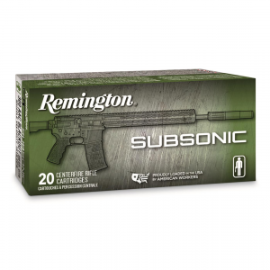 Remington Subsonic .300 AAC Blackout OTFB 220 Grain 20 Rounds