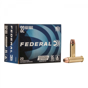 Federal Personal Defense .32 H & R Magnum JHP 85 Grain 20 Rounds