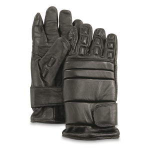 Belgian Police Surplus Leather Tactical Gloves Like New