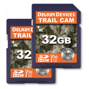 Delkin Devices Trail Cam UHS-I SD Memory Cards 32GB 2 Pack