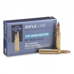 PPU .270 Winchester SP 130 Grain 20 rounds