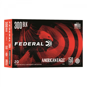 eral American Eagle .300 AAC Blackout FMJBT 150 Grain 20 Rounds Ammo