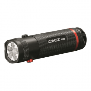 COAST PX20 Dual-Color with Bulls-Eye Spot Beam Flashlight 315 Lumens
