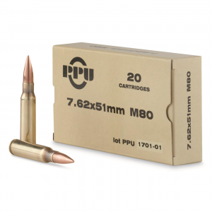  .308 Winchester FMJBT 145 Grain 20 Rounds Ammo