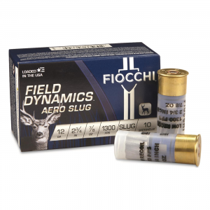 Fiocchi 12 Gauge 2 3/4 inch 7/8 oz. Max Rifled Slugs 10 Rounds