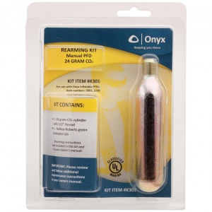 Onyx M-24 CO2 Manual Rearming Kit Inflatable PFD (Models 3001 3100  &  3301)