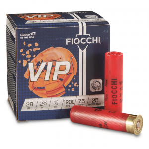 Fiocchi Exacta VIP Target Loads 28 Gauge 2 3/4 inch 3/4 oz. 25 Rounds