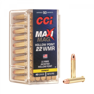  Maxi-Mag .22 Magnum HP 40 Grain 50 Rounds Ammo