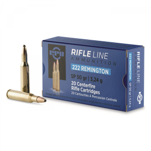  .222 Remington SP 50 Grain 20 Rounds Ammo