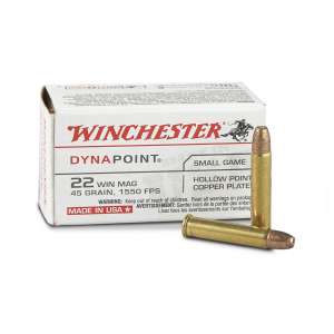 chester DynaPoint .22 WMR CPHP 45 Grain 50 Rounds Ammo