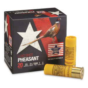 Stars and Stripes Pheasant Loads 20 Gauge 2 3/4 inch 1 oz. 25 rds.