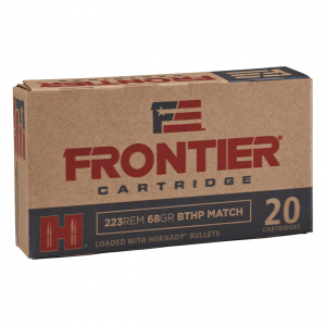 nady Frontier Cartridge .223 Remington BTHP Match 68 Grain 20 Rounds Ammo