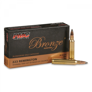  Bronze .223 Remington PSP 55 Grain 20 Rounds Ammo