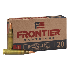 nady Frontier .223 Remington 55 Grain HP Match 20 Rounds Ammo