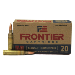 nady Frontier 5.56x45mm NATO FMJ 62 Grain 20 Rounds Ammo
