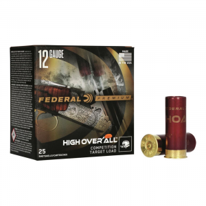 Federal Premium High Over All Competition Target Loads 12 Gauge 2 3/4 inch 1 1/8 oz. 25 Rounds