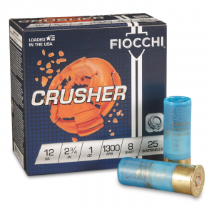 Fiocchi Crusher Target Loads 12 Gauge 2 3/4 inch Shell 1 oz. 25 Rounds
