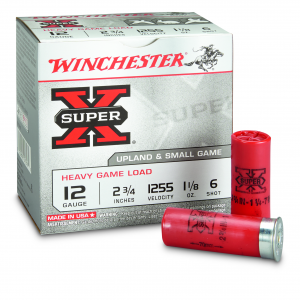 chester 12 Gauge 2 3/4 Inch 1 1/8 Oz. Super-X Heavy Game Field Shotshells 25 Rounds Ammo