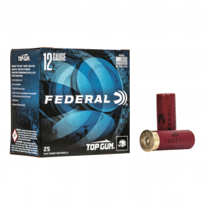 Federal Top Gun Target 12 Gauge 2 3/4 inch 1 1/8 oz. Shotshells 25 Rounds