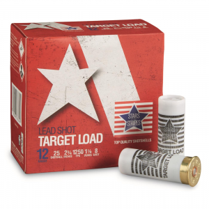 rs And Stripes Target Loads 12 Gauge 2 3/4 Inch 1 1/8 Oz. 25 Rounds Ammo