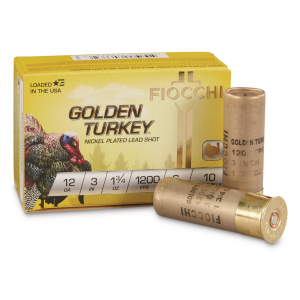 Fiocchi Golden Turkey 12 Gauge 3 inch 1 3/4 oz. 10 rounds