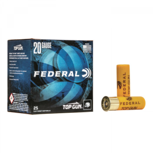 eral Top Gun Target 20 Gauge 2 3/4 Inch 7/8 Oz. Shotshells 25 Rounds Ammo