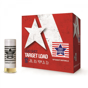 rs And Stripes Target Loads 12 Gauge 2 3/4 Inch 7/8 Oz. 25 Rounds Ammo