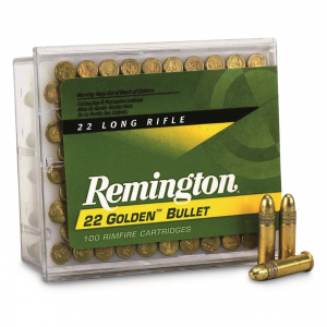 ington Golden Bullet .22LR High-Velocity RN 40 Grain 100 Rounds Ammo