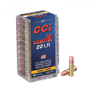  Velocitor .22LR CPHP 40 Grain 50 Rounds Ammo